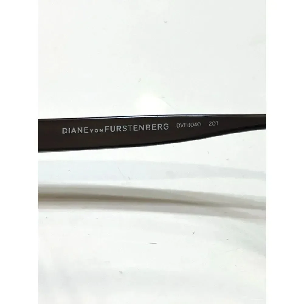 NEW Diane von Furstenberg DVF 8040 201 Glossy Bronze Eyeglasses Frames 52-16-135